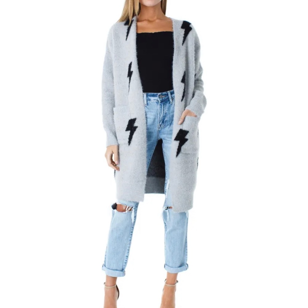 Thick cardigan